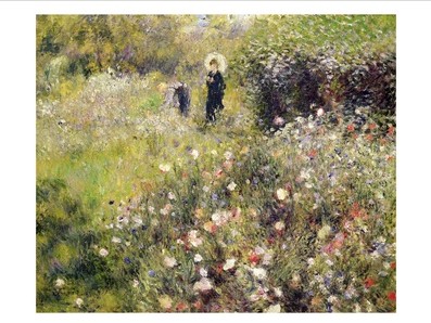 Summer Landscape - Pierre-Auguste Renoir painting on canvas